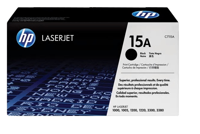 toner hewlett packard 7115 a laser negro no. 15a