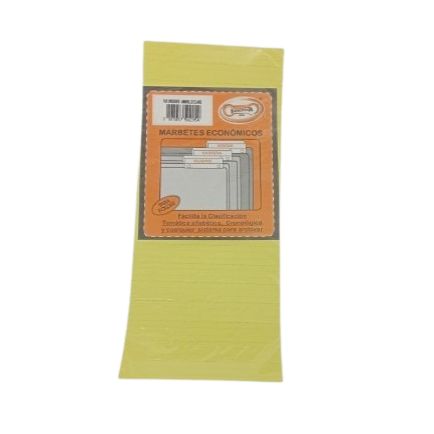 marbete folder corriente amarillo 