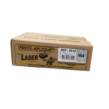 press aplique 25 x 12  caja laser x 61600u. ref: 3510