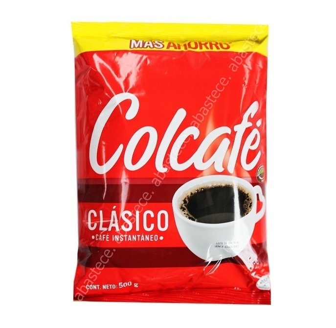 cafe colcafe instantaneo x 500 grs clasico (=)