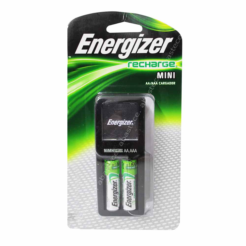 Cargador Energizer Mini Para Pila AA /AAA Incluye 2 Pilas AA