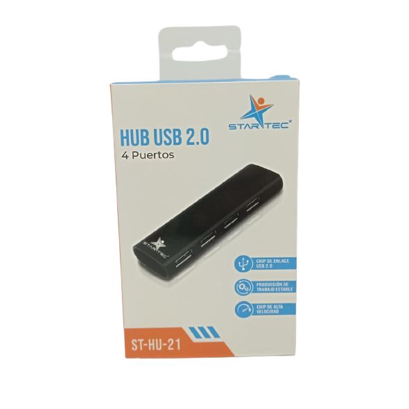 Conector Hub 4 Puertos USB 2.0