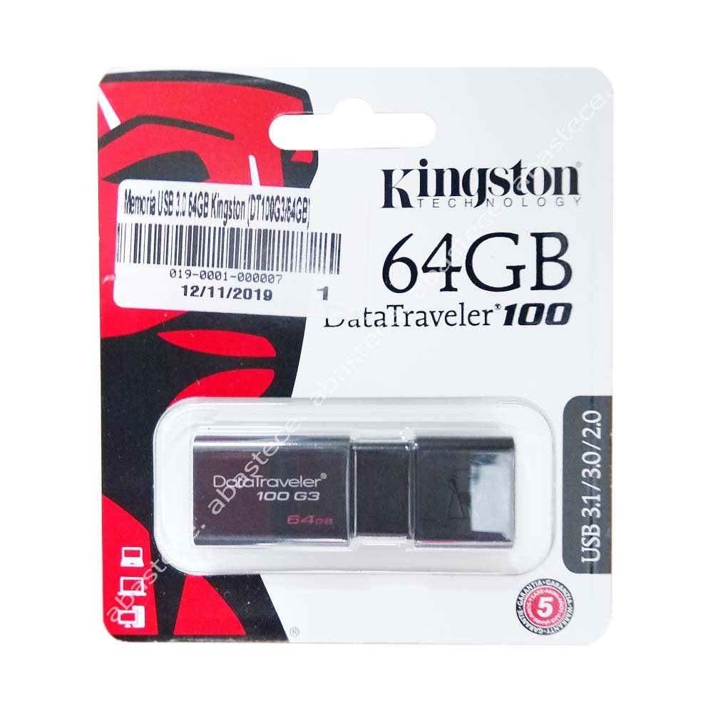 Memoria USB Kingston 64 GB 3.2 DataTraveler