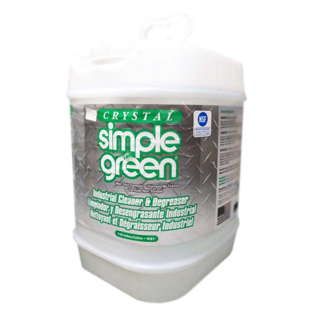 Simple Green Crystal Limpiador y desengrasante industrial Simple Green, 5  galones, cubo, sin perfume - 5 por PA - 0600000119005