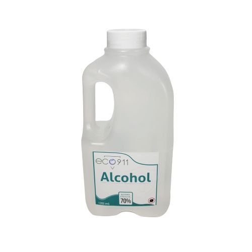 alcohol al 70%  botella x 1000cc eco911(*)