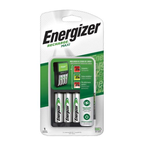 Cargador Energizer Maxi Para Pila AA /AAA Incluye 2 Pilas AA
