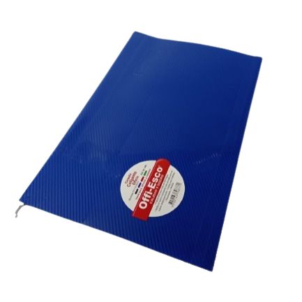 folder colgante oficio plastico azul