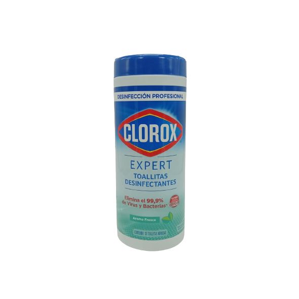 toallitas clorox desinfectantes expert pote x30 unidades