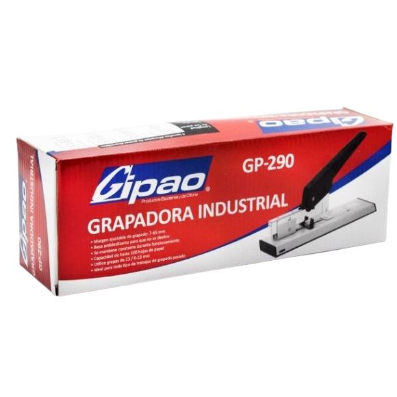 Cosedora Industrial Metalica Para 100 Hojas Gipao GP-290