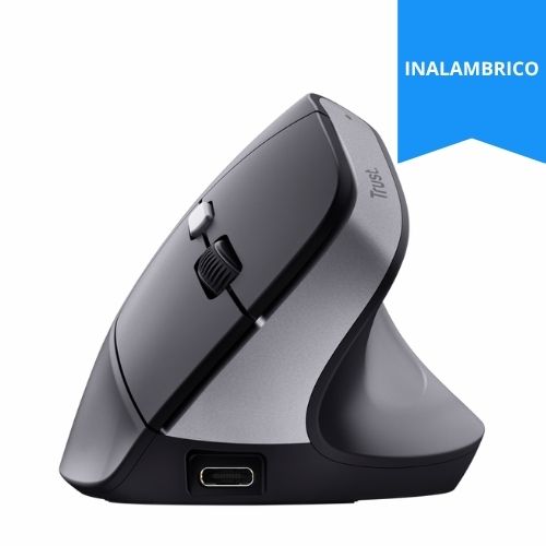 Mouse Ergonomico Trust Bayo Inalambrico Diseño Vertical