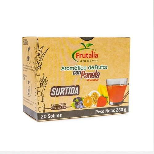 Aromatica De Frutas Con Panela cajax20 sobres surtidos Frutalia