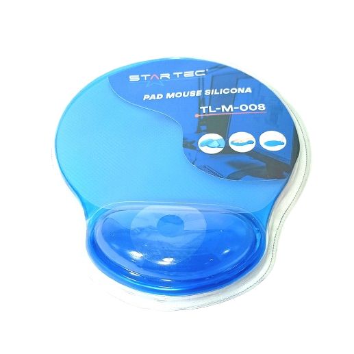 Pad Mouse Gel Star Tec TL-M-008 Silicona Azul  Precio Mayorista