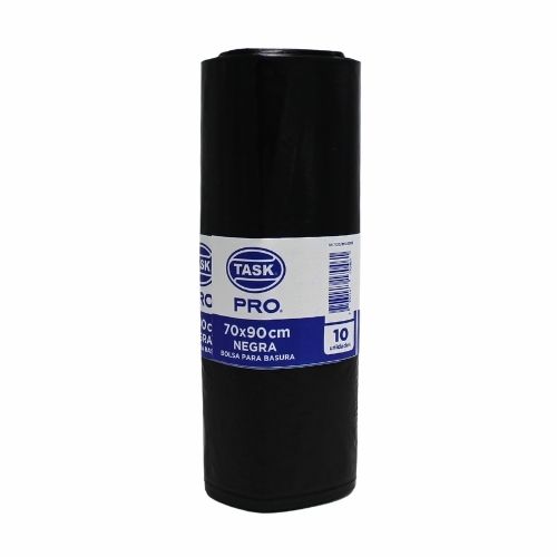 Bolsa Basura Negra 70x90 Rollo X10 Unidades Marca Task Pro Precio Mayorista