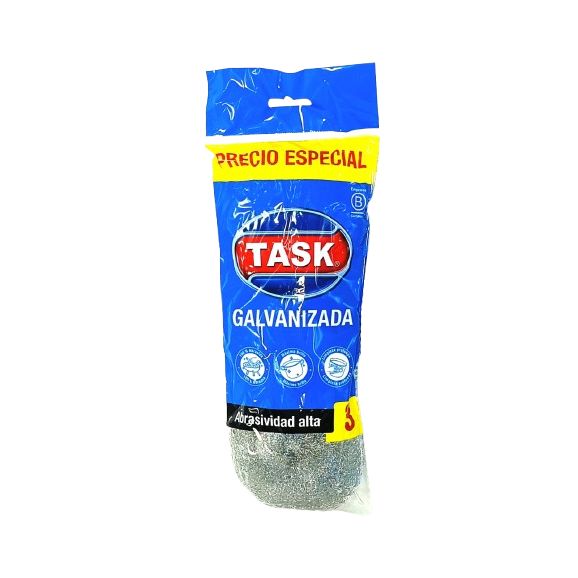 Esponja De Alambre Galvanizada Paquete X3 Task