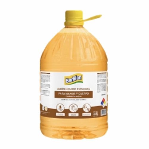 Jabon Liquido Para Manos Antibacterial Avena 3800ml Berhlan