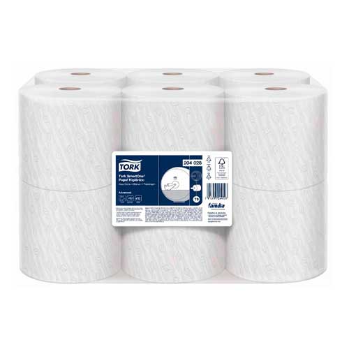 Papel Higienico Tork Blanco Mini 110 m H.Doble Paq.x 12 Rollos R:204028 precio mayorista para empresas