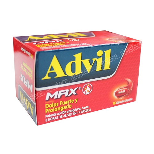 Advil Max Frasco por 16 Capsulas Liquidas (*)