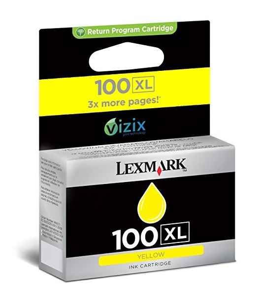 toner lexmark 14n1071 100 xl amarillo