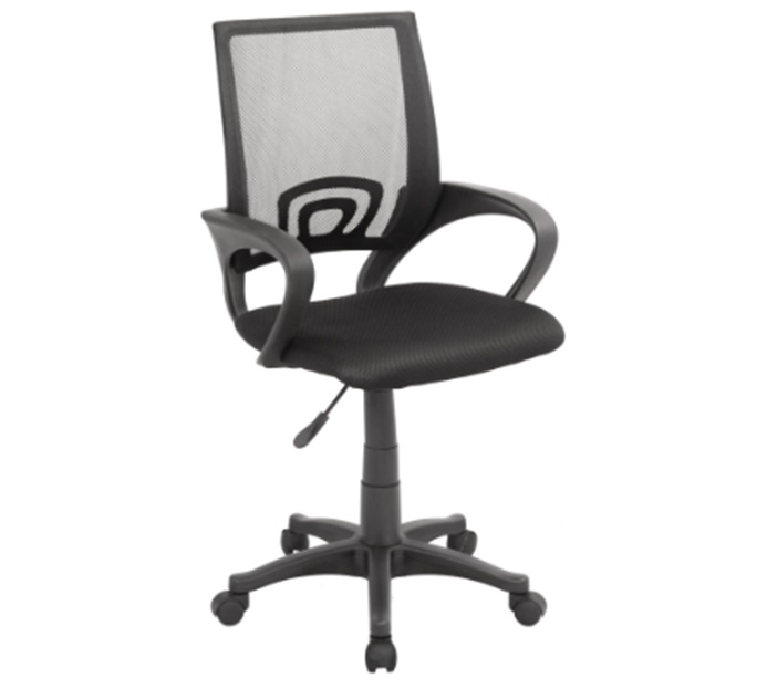 silla ergonomica malla negra graduable ref:003-710