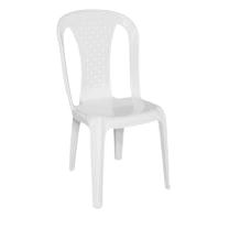 silla plastica sin brazos color blanco ref: 73718
