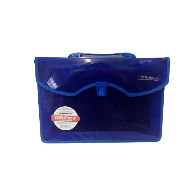 maletin con manija oficio azul ref: oe-830