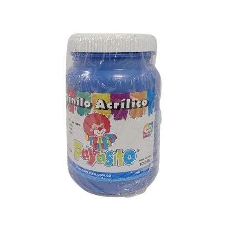 Vinilo Acrilico Payasito Frasco Azul 1000g