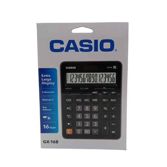 calculadora 16 digitos casio gx-16b