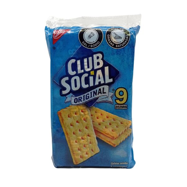 Galleta Club Social Original por 9 Paquetes 