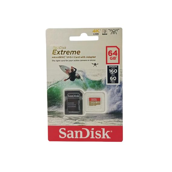 memoria micro sd sandisk extreme class 10 64 gb