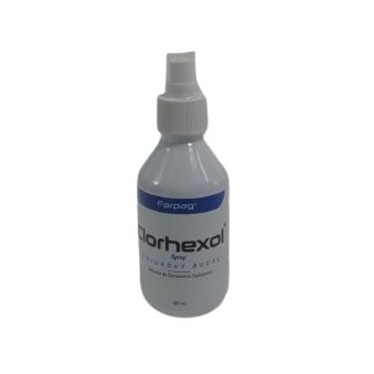 clorhexol enjuague bucal en spray frasco por 180 ml