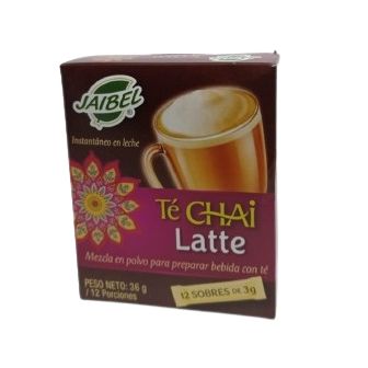Te Jaibel Chai Latte Caja por 12 Sobres