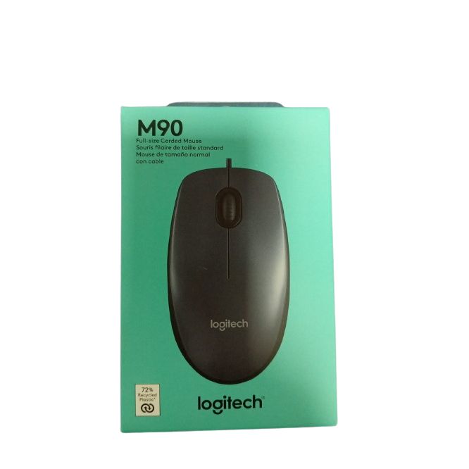 Mouse Logitech M90 Alambrico Usb Negro n/p 910-004053