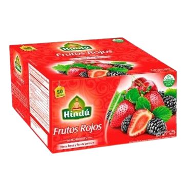 Infusion Hindu Frutal Frutos Rojos Caja por 50 Sobres