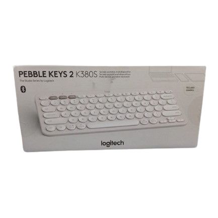 Teclado Logitech Pebble K380 2 Blanco Bluetooth 920-011784