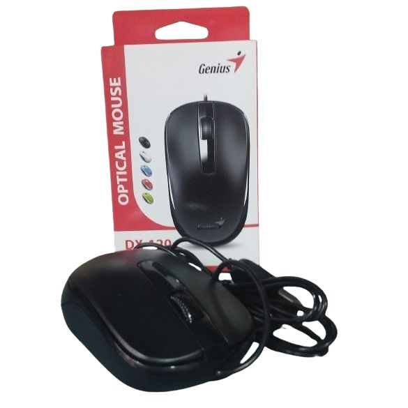 Mouse Genius DX-120 USB Alambrico Negro