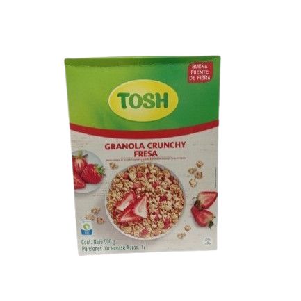 Granola Tosh Cereal Fresa 500 g