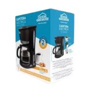 Cafetera Electrica 12 tazas Negra Homelement