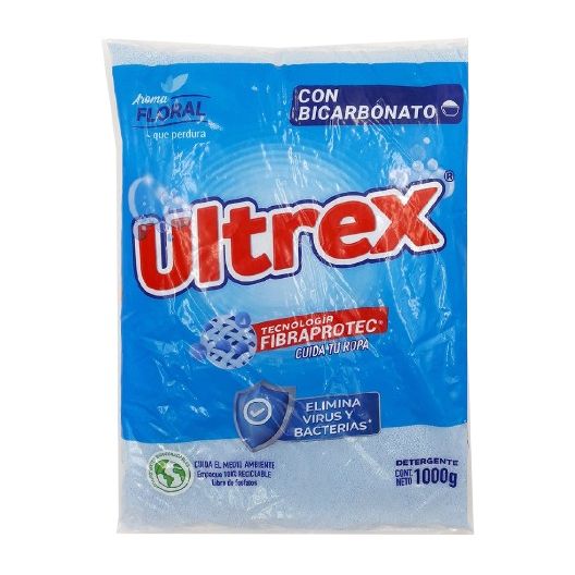 Detergente en Polvo Floral Ultrex 1000 gr