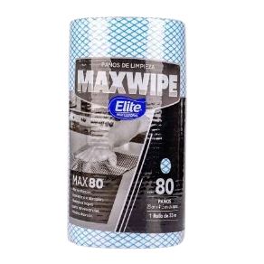 Panos de Limpieza Maxwipe Elite Rollo x80 Panos Azul