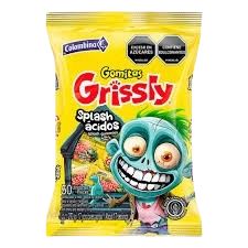 Gomas Grisly Splash Paquete x50u. Colombina