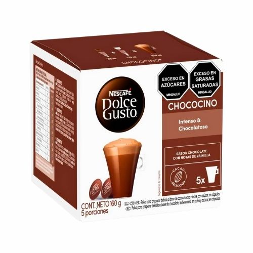 Capsulas Nescafe Dolce Gusto Chococino  160gr. Caja x 5u.
