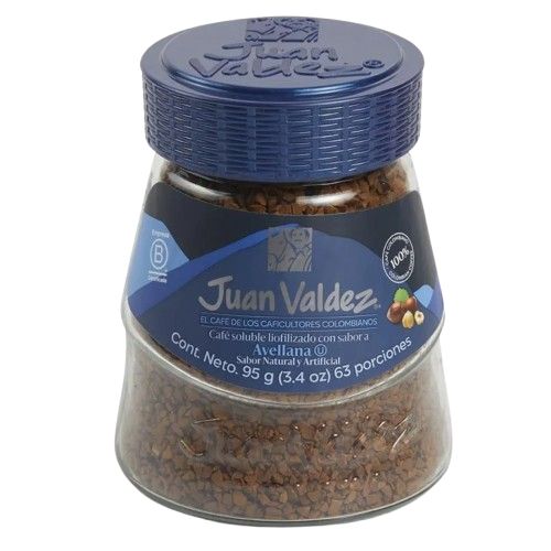 Cafe Juan Valdez Liofilizado Avellana 95gr SOLUBLE