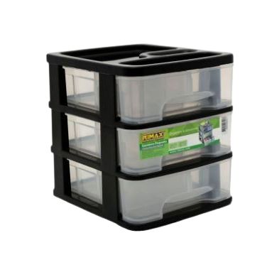 Gavetero Organizador de Mesa 3 Cajones