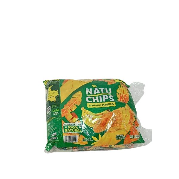 Natuchips Platano Maduro Paquete x12 Unidades