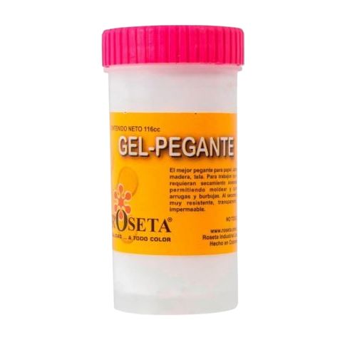 Frasco de Pegante Acrilico en Gel 116cc Roseta