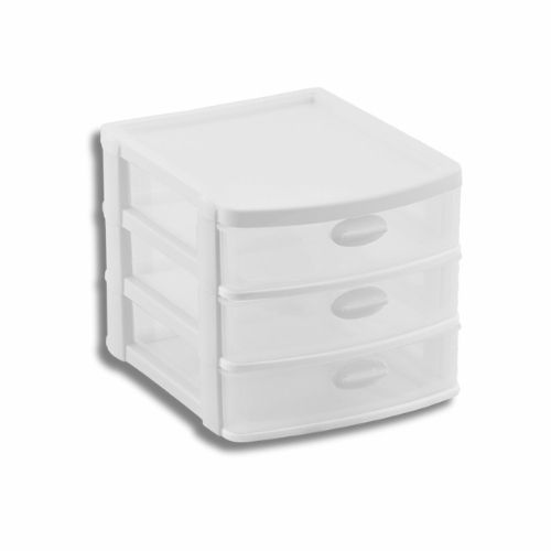 Cajonera Organizadora Pequeña De 3 Cajones.