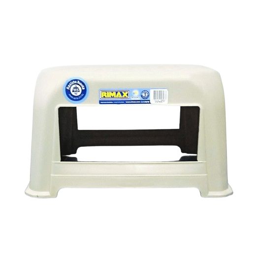 Butaco De Plastico Pequeno Color Beige Marca Rimax