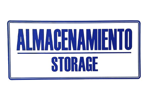 Senalizacion 30 X 15 Cms Almacenamiento