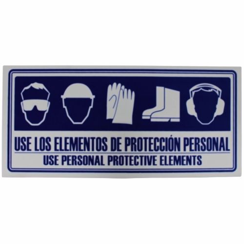 Señalizacion 30 X 15 Cms Uso Obligatorio De EPP