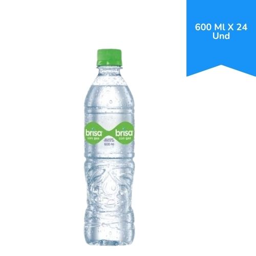 Agua Brisa Con Gas 600ml Paca x24 Unidades